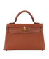 Kelly Mini II 20 Epsom Gold, front view